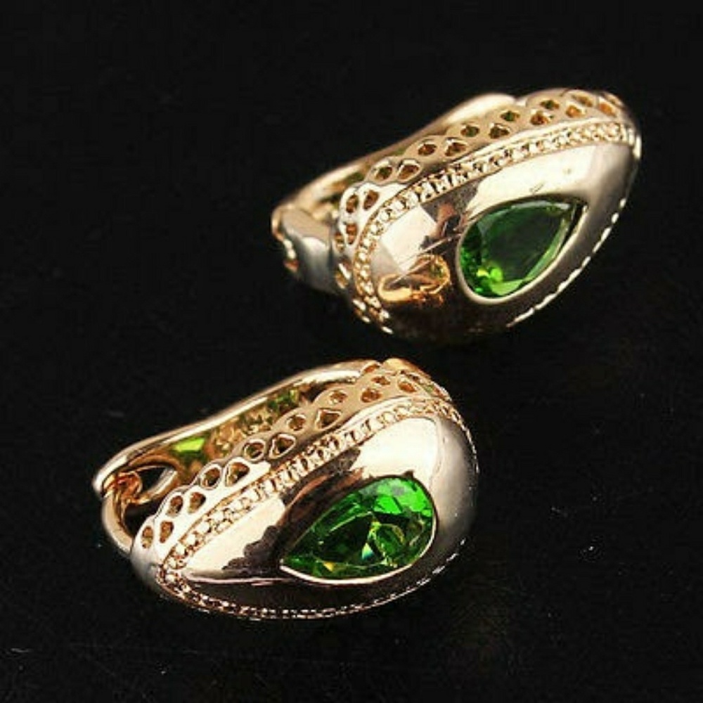 Women's Gold Plated Fashion Pierced Earrings